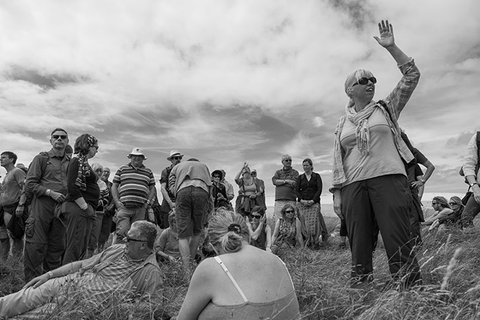Archaeological walk