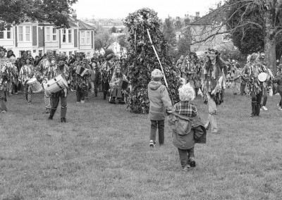 Jack in the Green arrives at the common