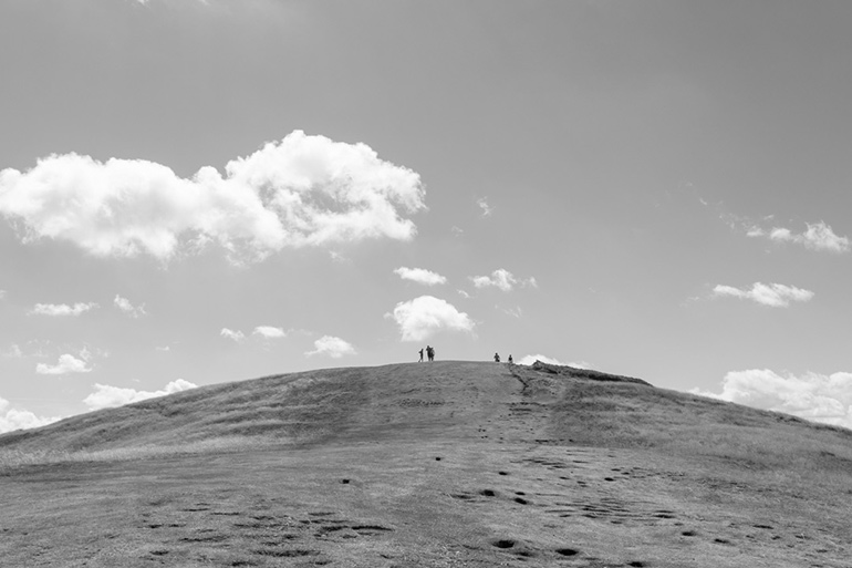Copyright © Pixeloptica 2016 Approaching the top of British Camp Iron-Age fort | Malvern Hills